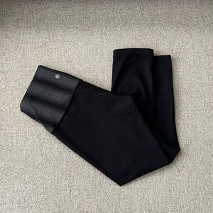 Lululemon 🍋 high rise black capris leggings